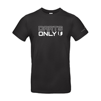 T-SHIRT - STEELIKONE - DARTS ONLY, Farbe: Schwarz, Größe: S T-SHIRT - STEELIKONE - DARTS ONLY, Farbe: Schwarz, Größe: S