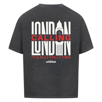 ocherebel - LONDON CALLING | Oversized Shirt, Farbe: Washed Black, Größe: XXL ocherebel - LONDON CALLING | Oversized Shirt, Farbe: Washed Black, Größe: XXL